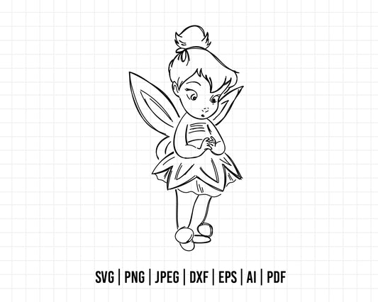 COD550- Tinker bell svg, Dreams come true svg, disney svg, cricut, silhouette