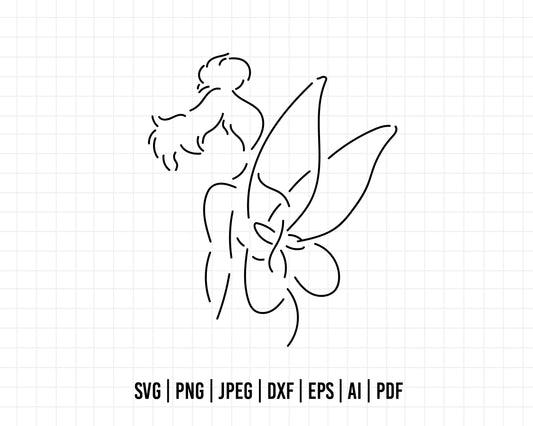 COD551- Tinker bell svg, Dreams come true svg, disney svg, cricut, silhouette