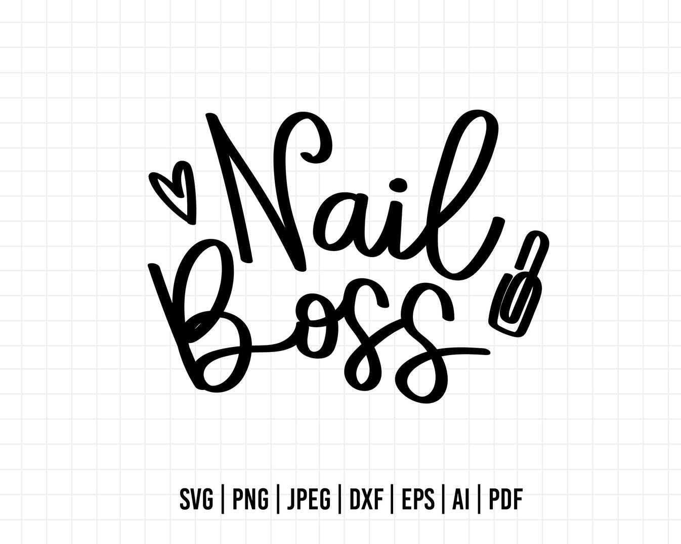 COD568- Nail boss svg, you nailed it svg, Nail art SVG, Girl Hand svg ...