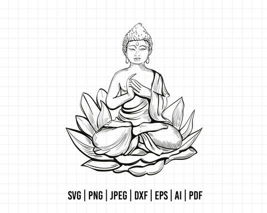 COD569- Meditation Yoga svg girl, yoga vector, Yoga png, cricut, namaste, meditation, Cricut