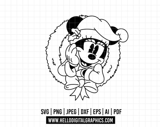 COD574- Merry Christmas svg, Mickey mouse svg, Mickey Svg, Disney svg, Christmas svg