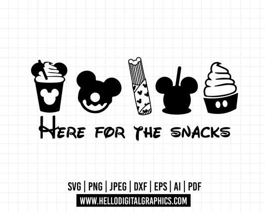 COD580- snackgoals svg, Snacks svg, Mickey Mouse Ears Head, Disney svg, mickey svg, Silhouette, Cricut