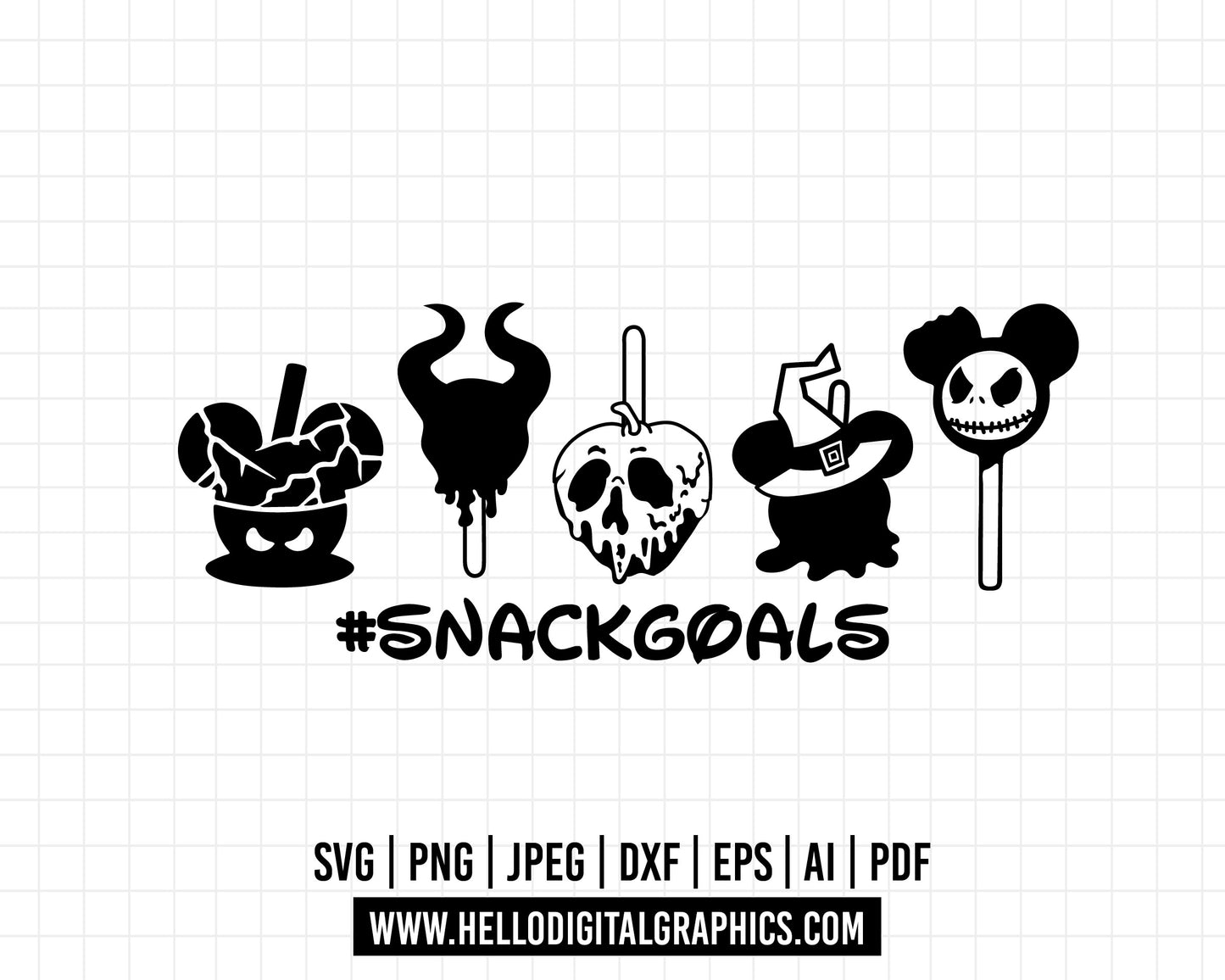 COD585- snackgoals svg, Snacks svg, Mickey Mouse Ears Head, Disney svg, mickey svg, Silhouette, Cricut