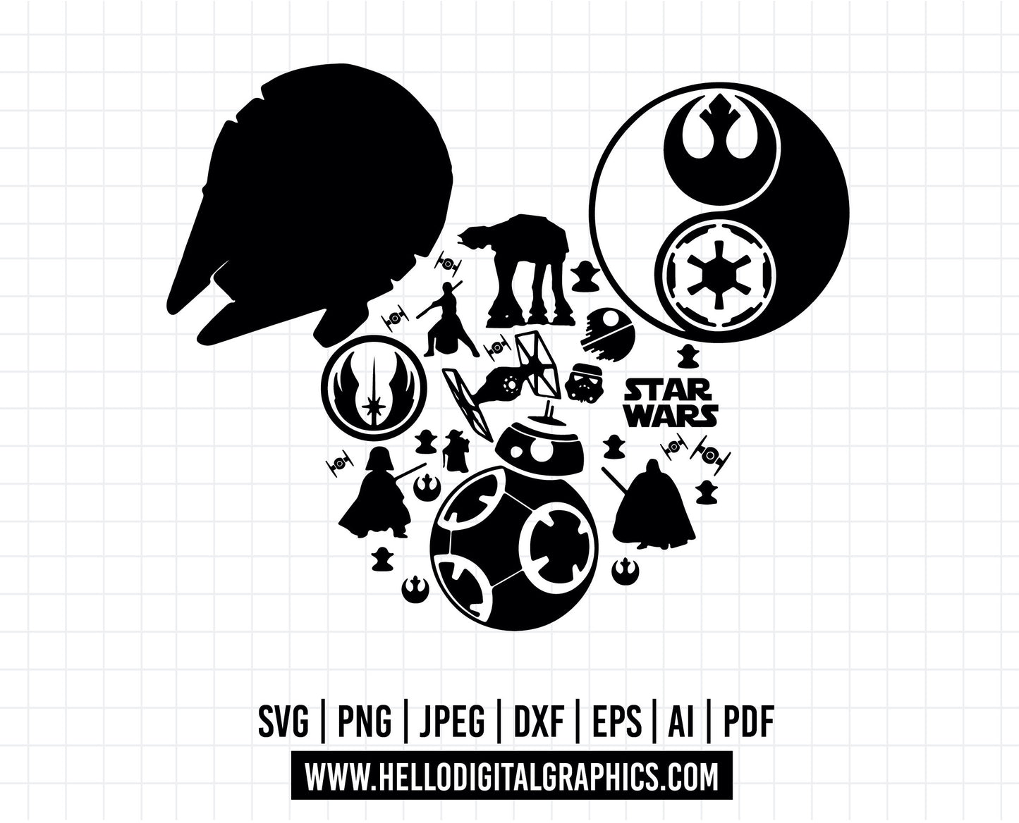 COD587- This is the way svg, Star Wars svg, Darth Vader svg, Star Wars quote svg