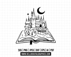 COD590- Castle svg, Harry Potter svg, Magic svg, Magic Wizard Svg, Svg ...