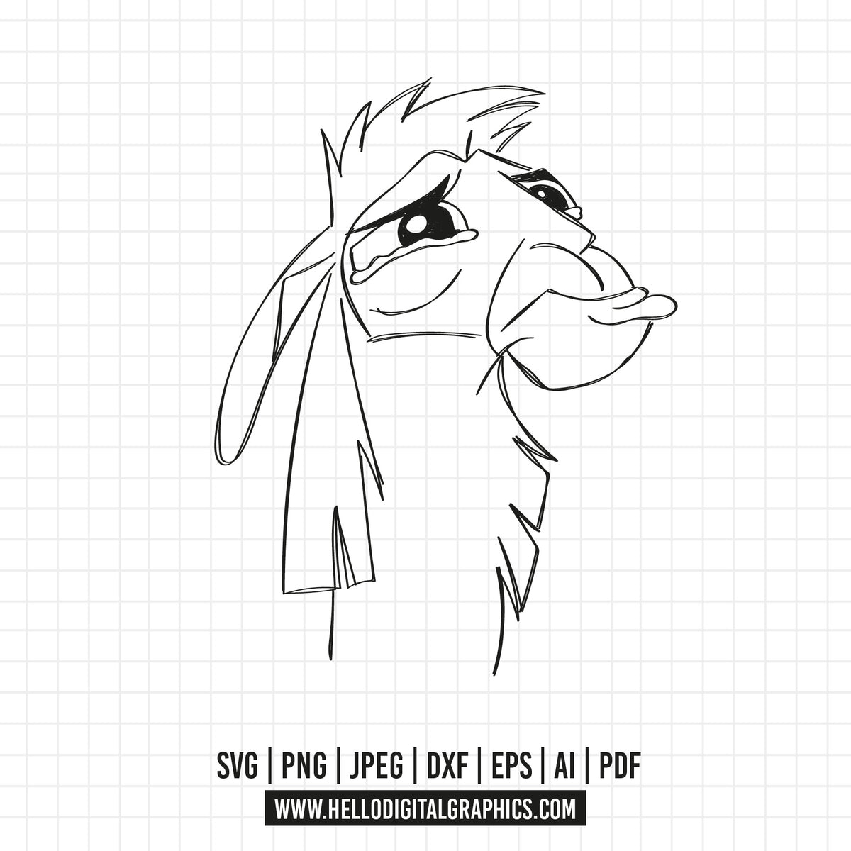 COD653- The Emperor's New Groove, New Groove SVG, Pacha svg, Pick Pois ...