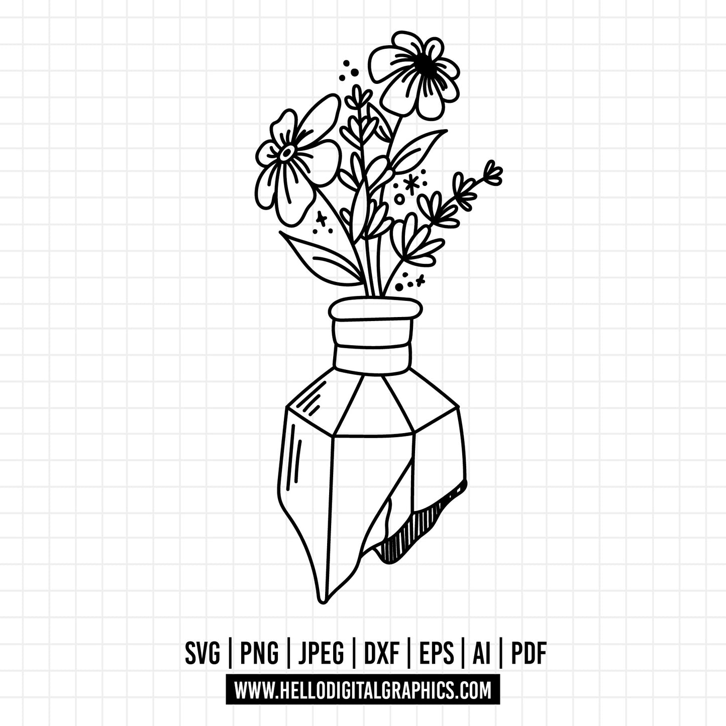 COD708- Flowers svg, nature svg, cricut, silhouette