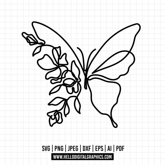 COD709- Butterfly svg, butterfly clipart, Positivity svg