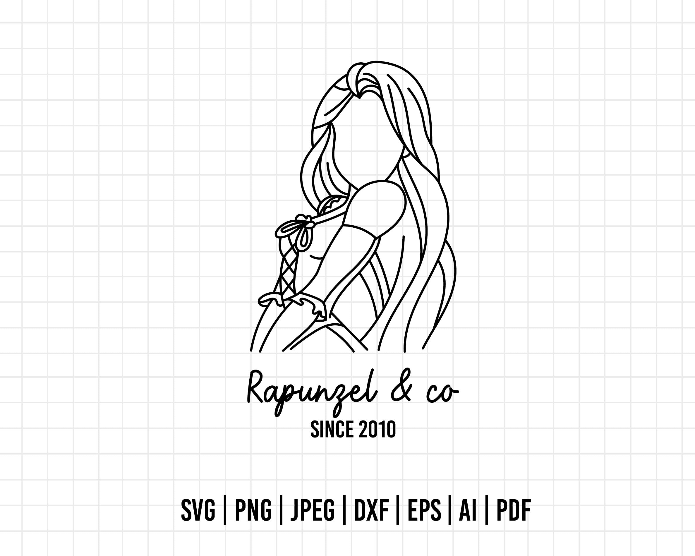 Cod79 Tangled Svg Tangled Princess Svg Rapunzel And Co Svg Rapunzel Hello 8336