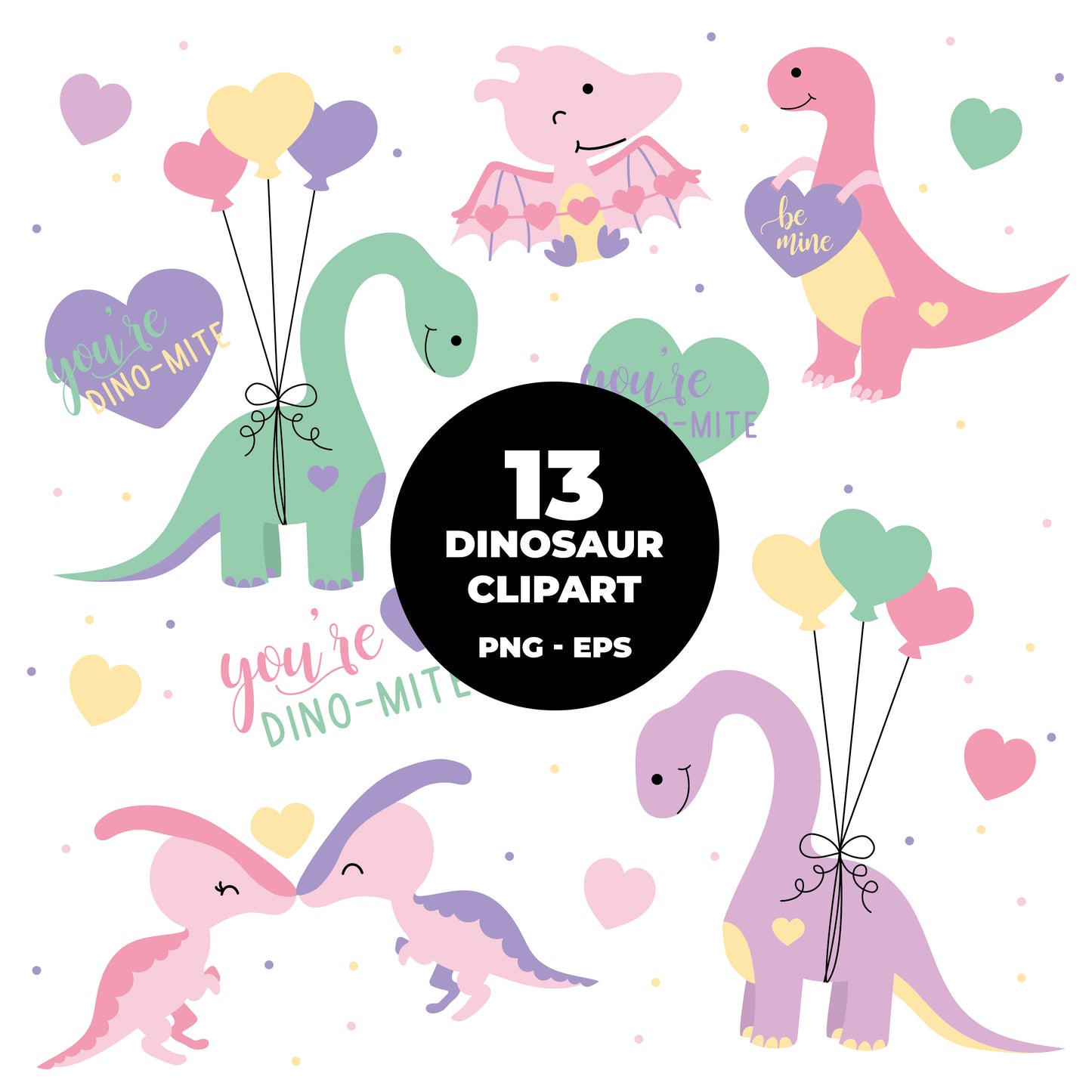 COD791 - Dinosaur clipart, kids dinosaur clipart, t-rex clipart, dino clipart, triceratops clipart files