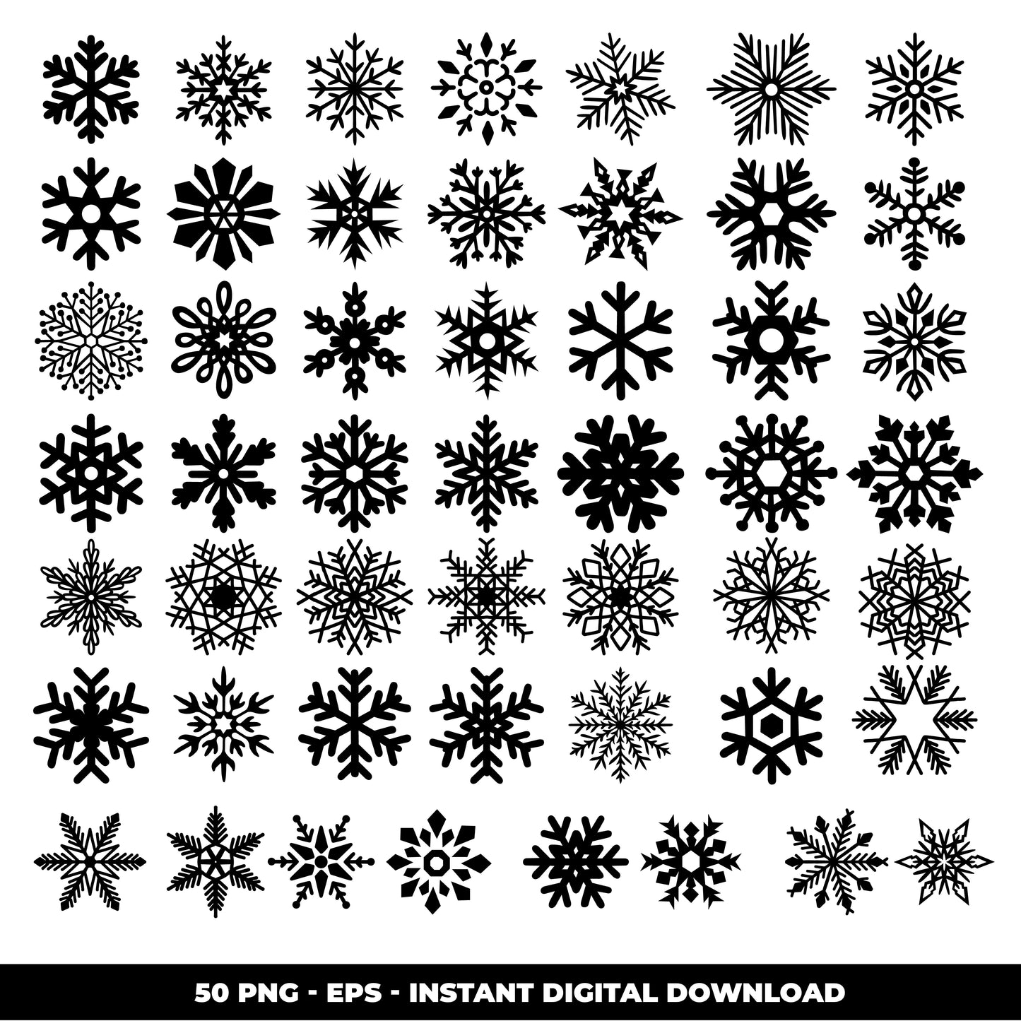 COD849- Snowflake clipart, winter snowflake eps,  Merry Christmas clipart, winter clipart