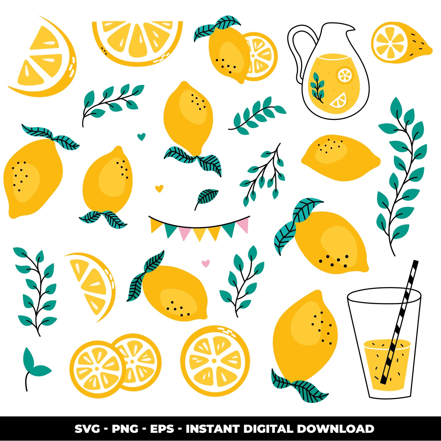 COD877 Lemonade svg, summer svg, summer printable, Lemonada clipart, summer clipart, summer vector, lemonada vector, lemon vector