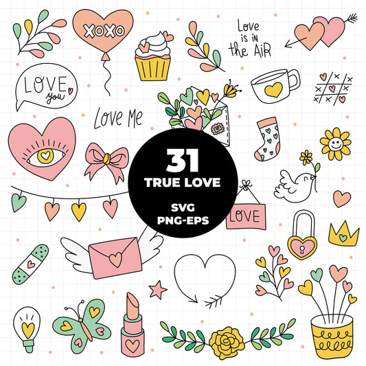 COD883- Valentine's day svg, Self Love Svg, love clipart, love vector, Heart svg, Hand-drawn svg, True love svg