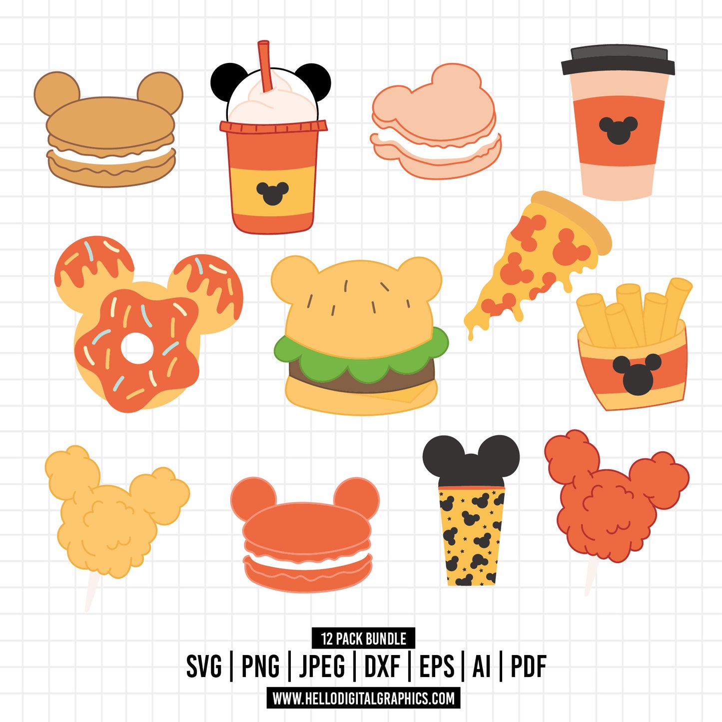 COD902 snackgoals svg, Snacks svg, Mickey Mouse Ears Head, Disney svg, mickey svg, Silhouette, Cricut