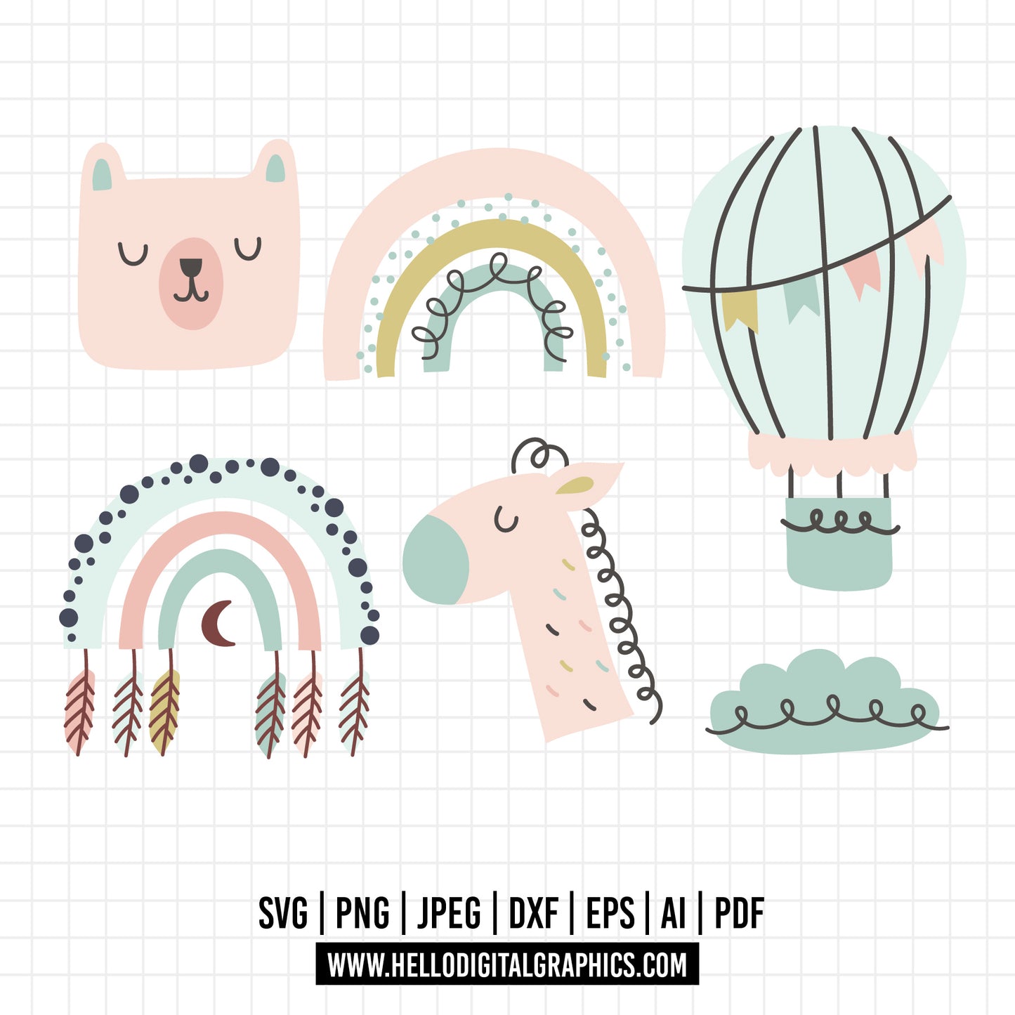 COD941 Baby svg, baby doodle svg, baby png, baby clipart, unicorn baby svg