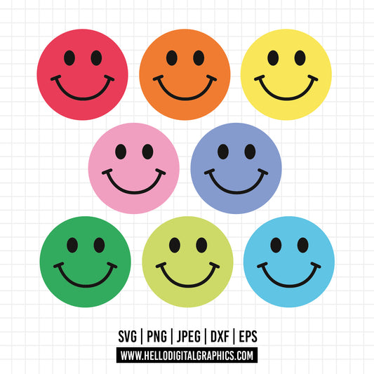 COD944 Smiley face svg, Smiley face png, Drippy smiley svg, Happy face png, Happy face svg, emoji svg, trendy EPS/SVG/PNG cut file.